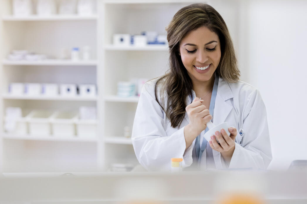 Custom compounding lab at On the Mend Pharmacy